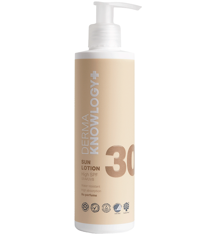 Dermaknowlogy Solcreme SPF30 - 200 ml til Sensitiv Hud