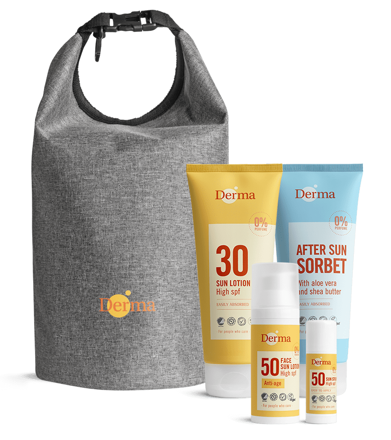 Derma Summer Sun Kit - Vandfast Solcreme til Sommeren