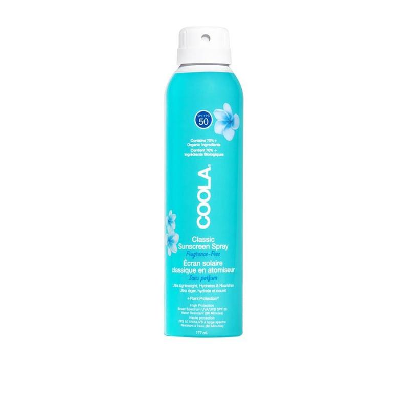 Coola Solspray Uden Duft SPF 50 - 177 ml hos Frisøren