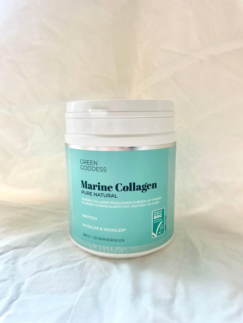 Grøn Gudinde 250 G Ren Naturlig Marine Collagen