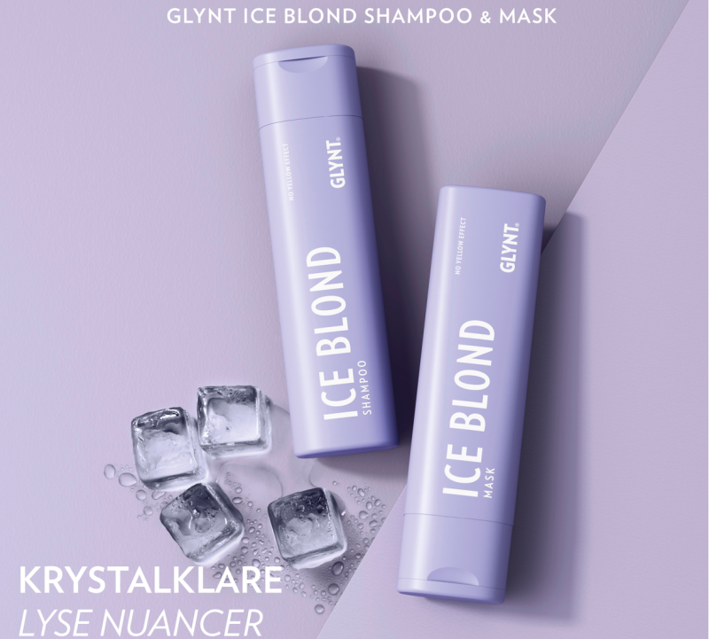Glynt Ice Blond Shampoo & Maske Kit - Neutraliser Gyldne Nuancer