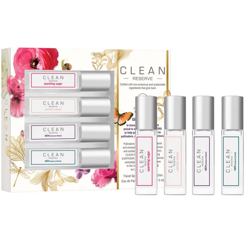 Clean Perfume Reserve 4-pak Lagdelt Sæt EDP - Begrænset Udgave