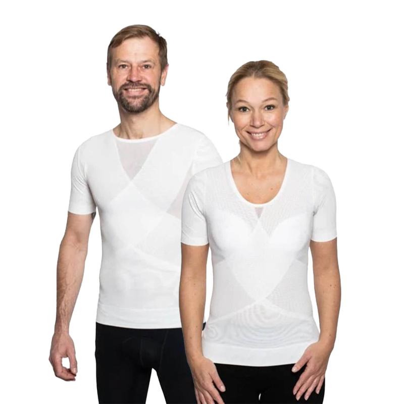 Holdningskorrigerende T-shirt til Unisex - Sort