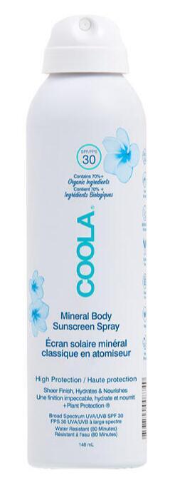 Coola Mineral Solspray Uden Duft SPF 30 - 148ml