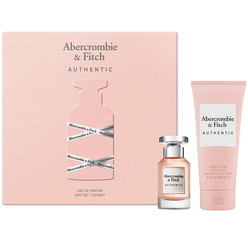 Abercrombie & Fitch Authentic Woman EDP Gavesæt 50 ml