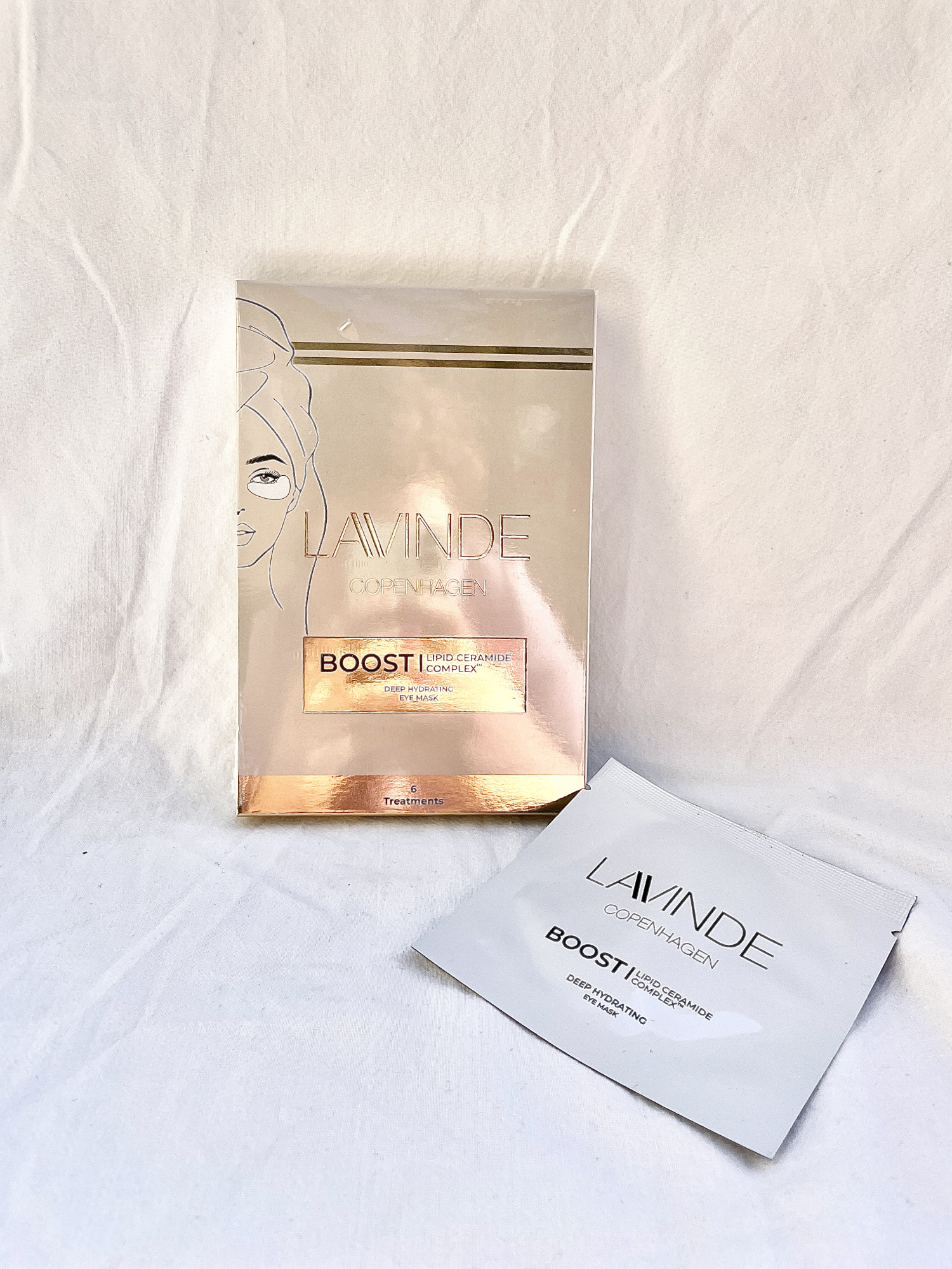 Lavinde Copenhagen Boost Øjenserum Maske 6 Stk - Fugtboost