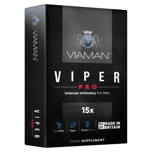 Viaman Viper Pro Potenspiller - Naturlig Styrke til Mænd