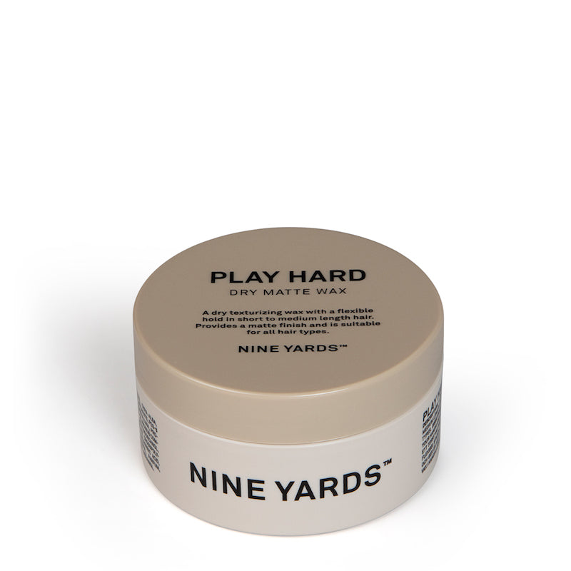 Nine Yards Play Hard Dry Matte Wax 100ml   Hårvoks   Hos Frisøren   Baronen