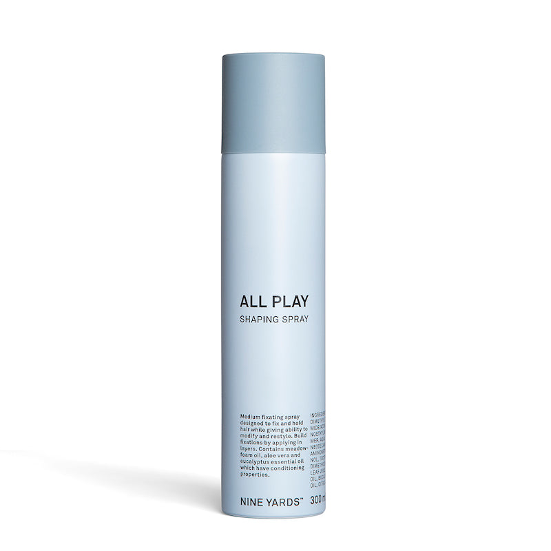 Nine Yards All Play Shaping Spray 300ml   Hos Frisøren   Baronen