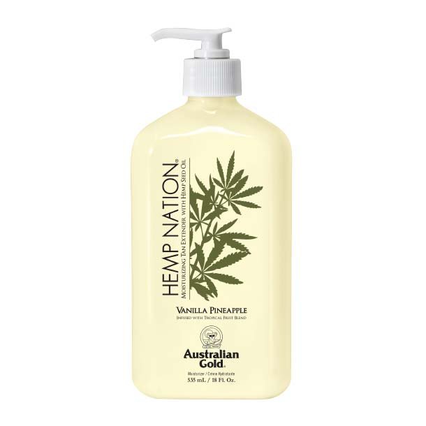 Australian Gold   Hemp Nation Vanilla Pineapple 535ml   Hos Frisøren   Baronen