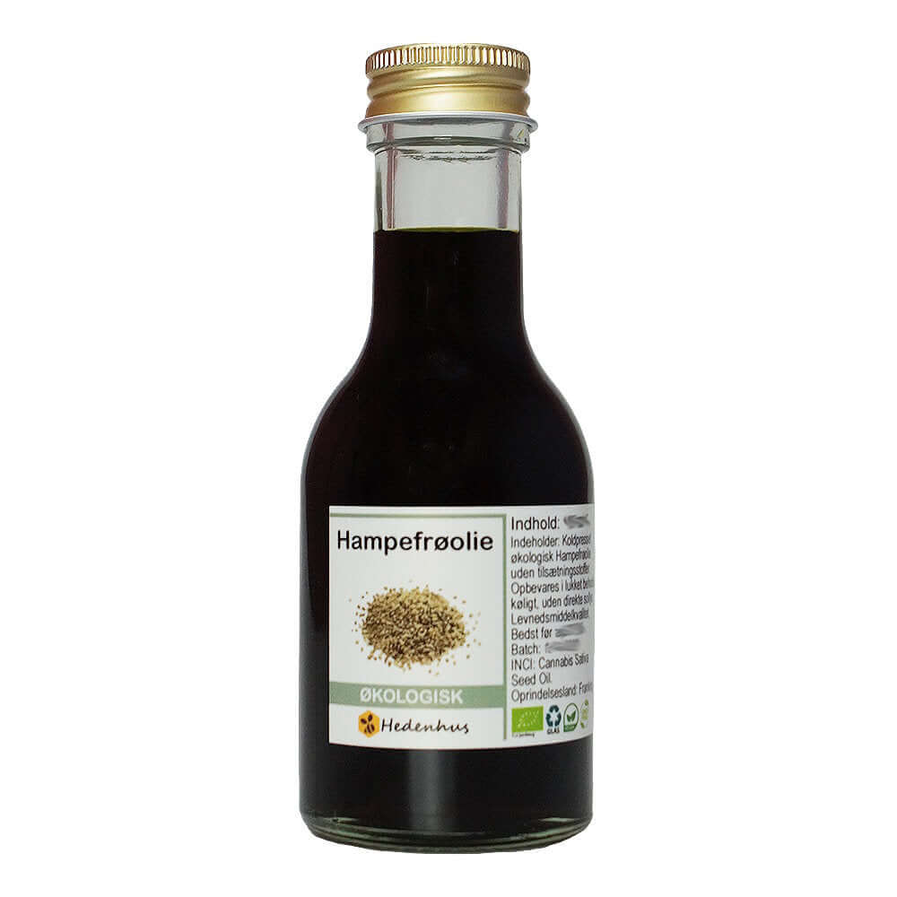 Hampefrøolie   Jomfru   økologisk   1 Liter
