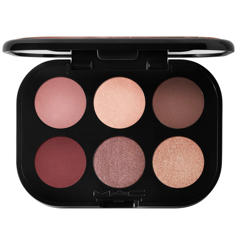 Mac Connect In Colour Eye Shadow Palette 6 25 Gr    Embedded In Burgundy