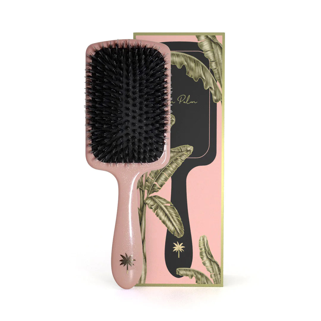 Fan Palm Double Bloom Paddle Hårbørste   Large   Hos Frisøren   Baronen