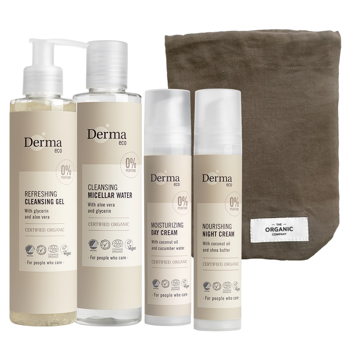 Derma Eco Ansigtsplejesæt  24h Pleje