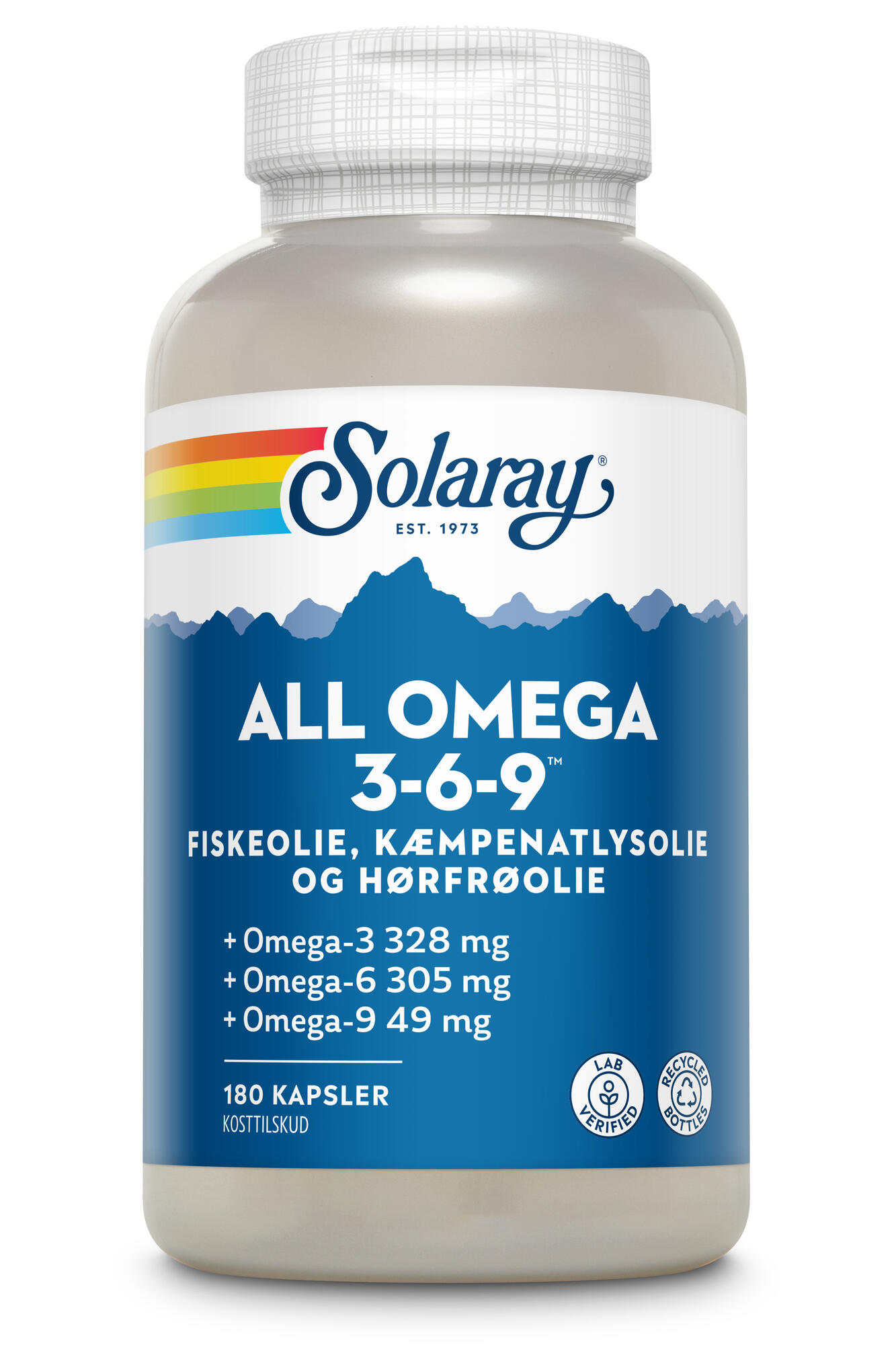 All Omega 3 6 9 Solaray   180 Kapsler