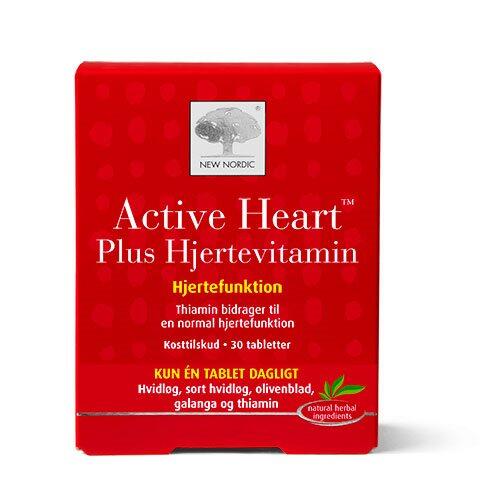 Active Heart Plus Hjertevitamin   30 Tabletter
